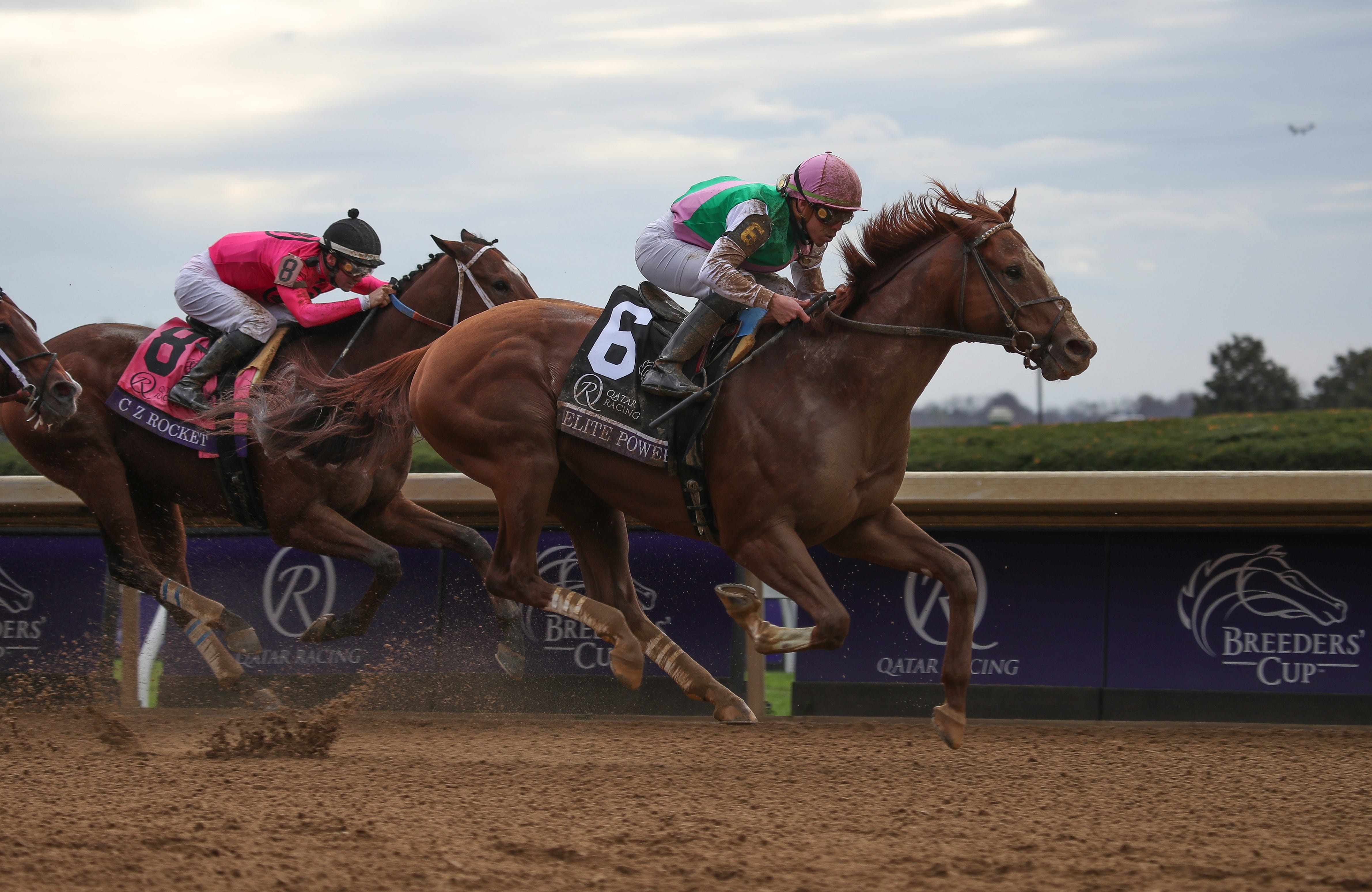 Breeders' Cup Sprint Elite Power surges past C Z Rocket, Jackie's Warrior